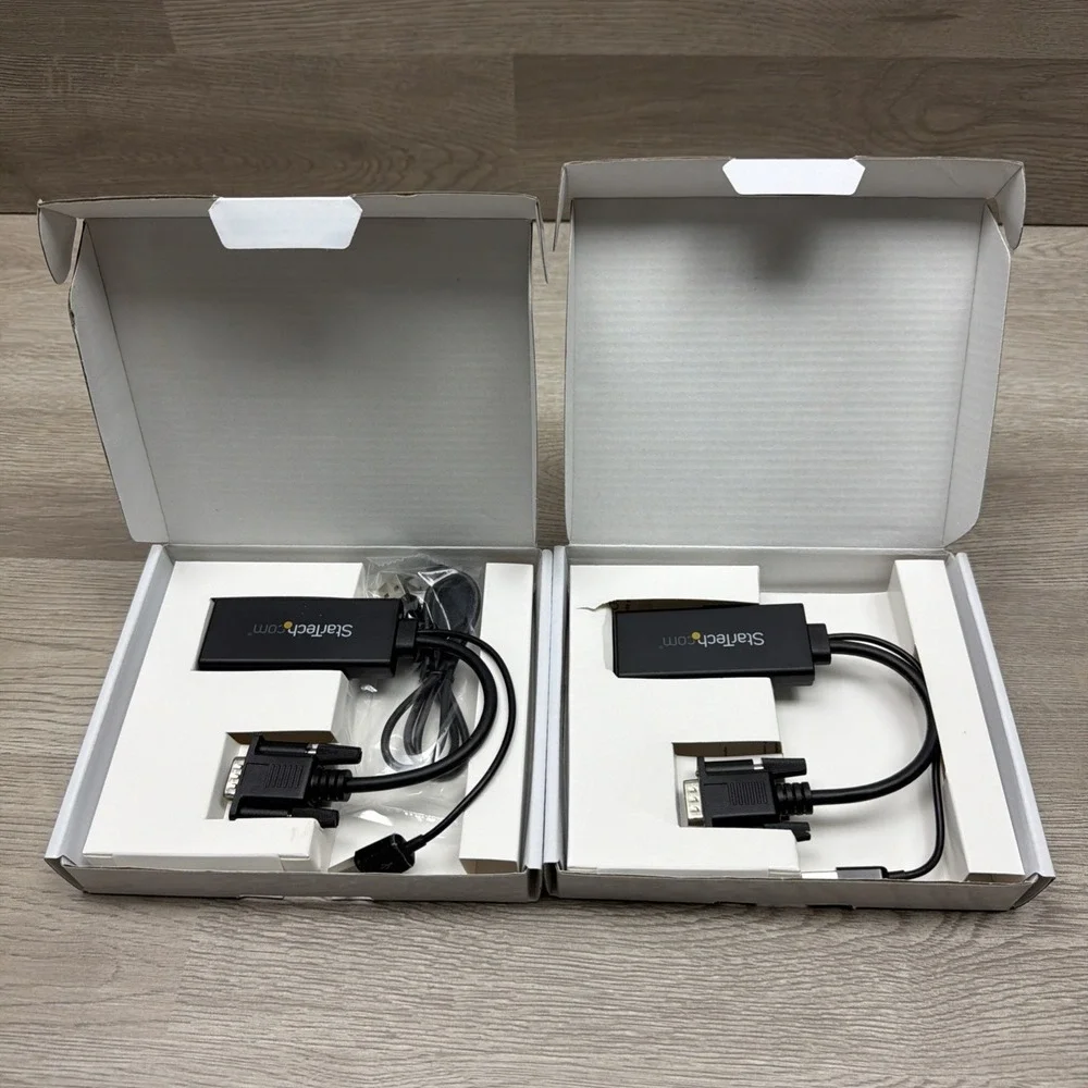 StarTech VGA2HDU VGA to HDMI Converter With USB Power Lot Of 2 New In Box